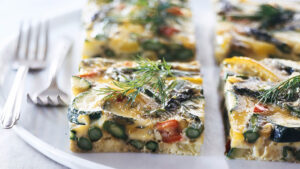 Asparagus frittata