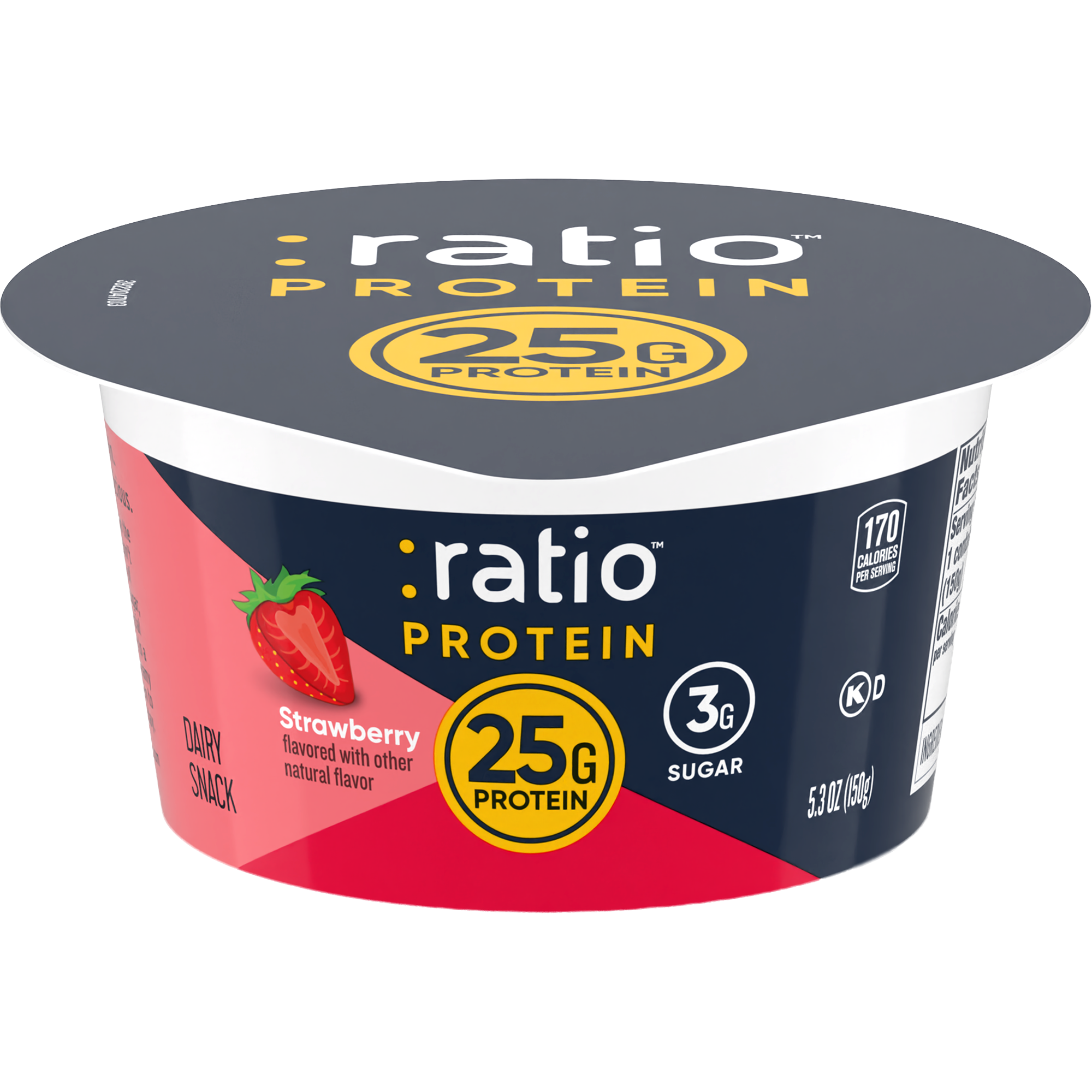 Strawberry High Protein Dairy Snack