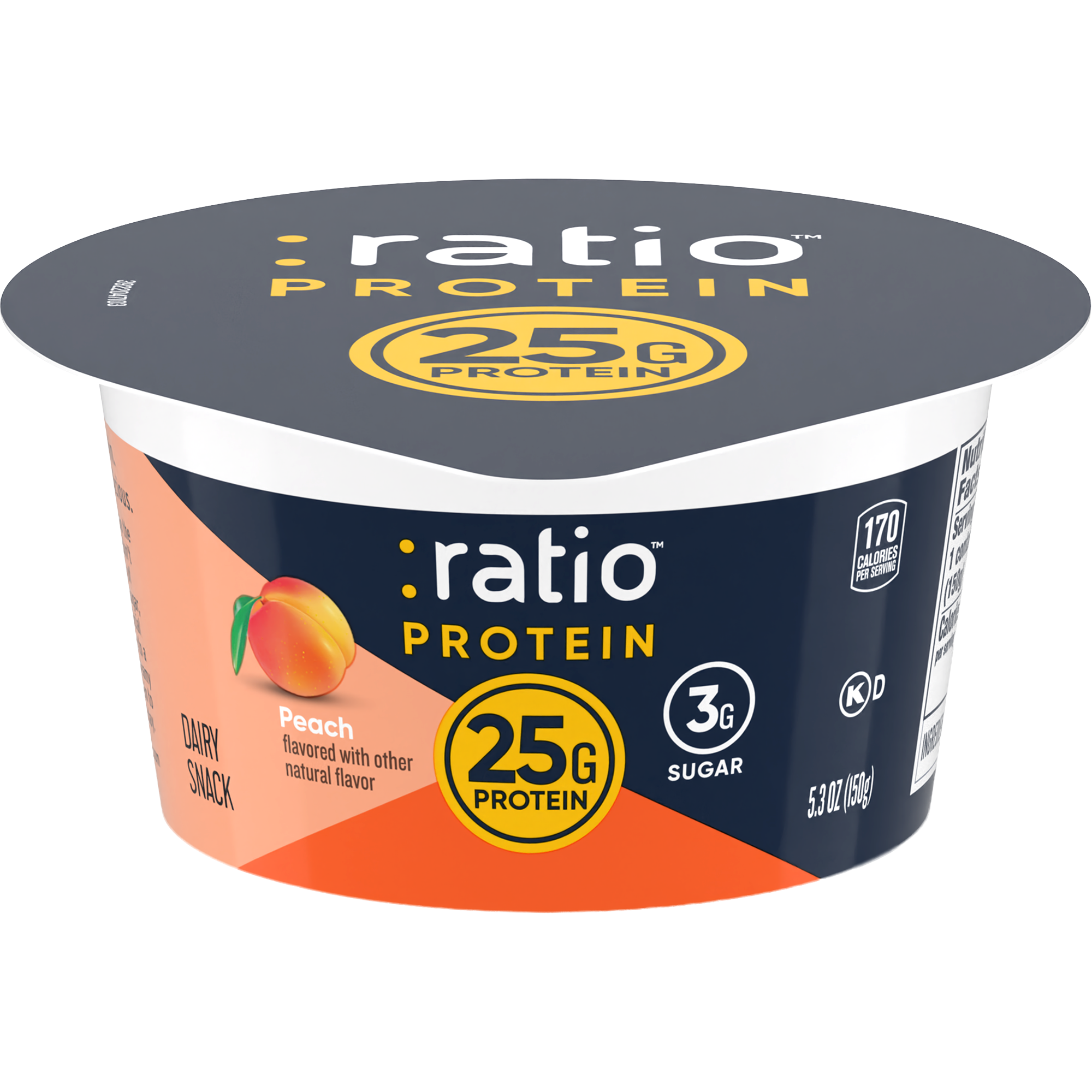 Peach High Protein Dairy Snack