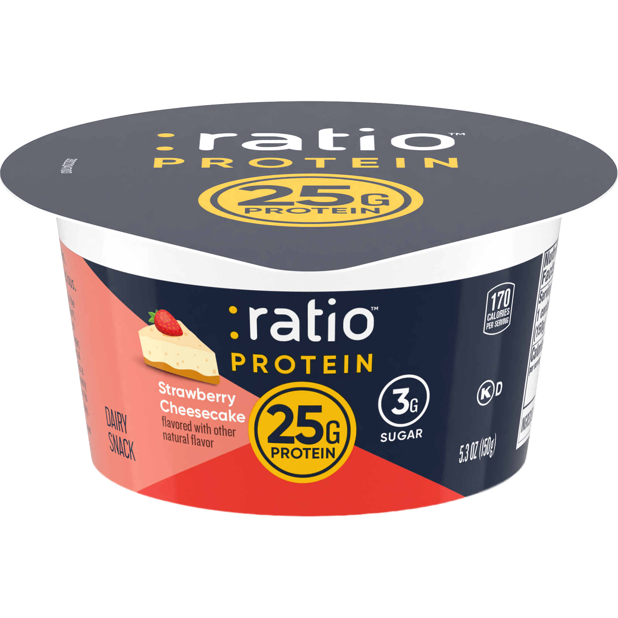 Strawberry Cheesecake High Protein Dairy Snack