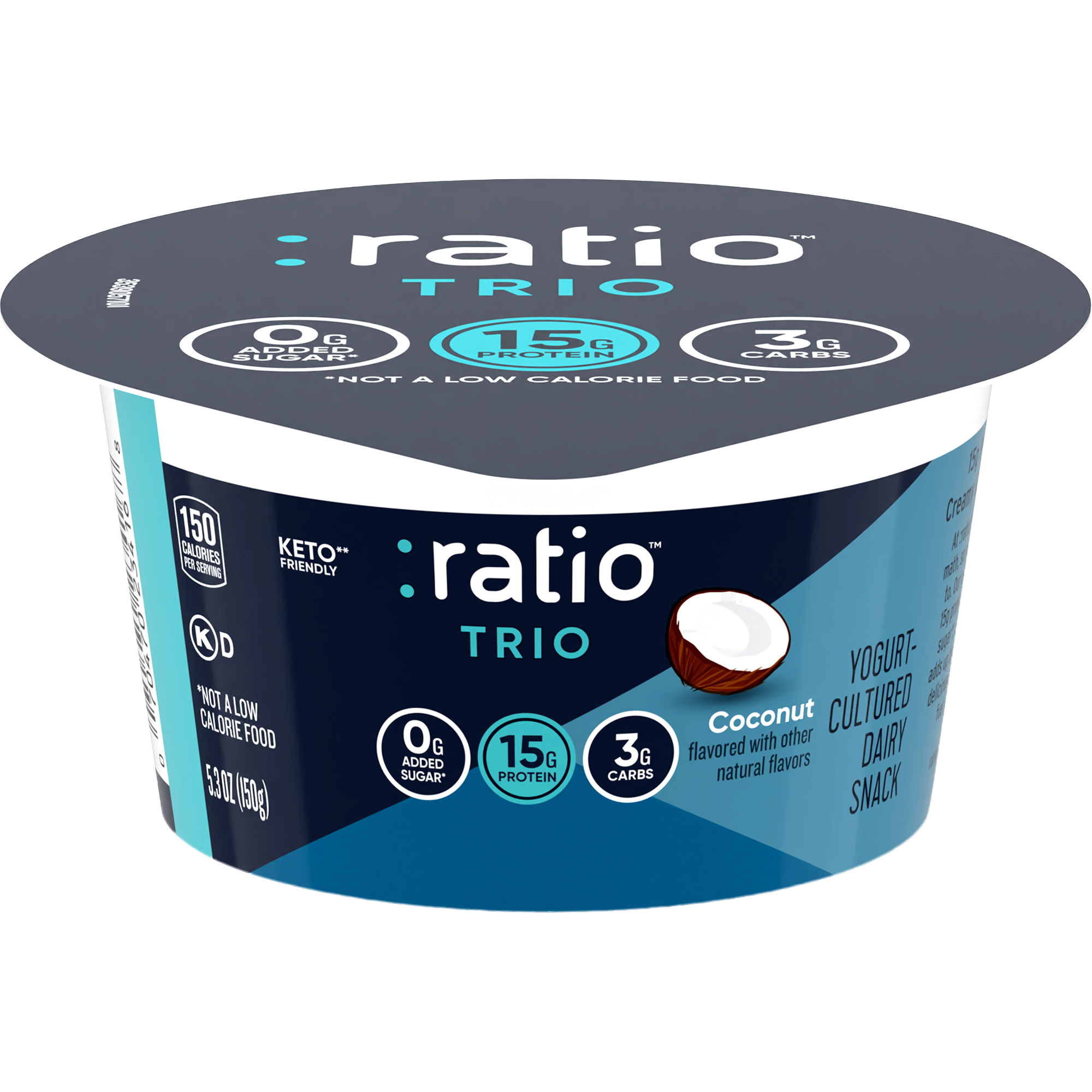 Trio Coconut Yogurt-Cultured Dairy Snack
