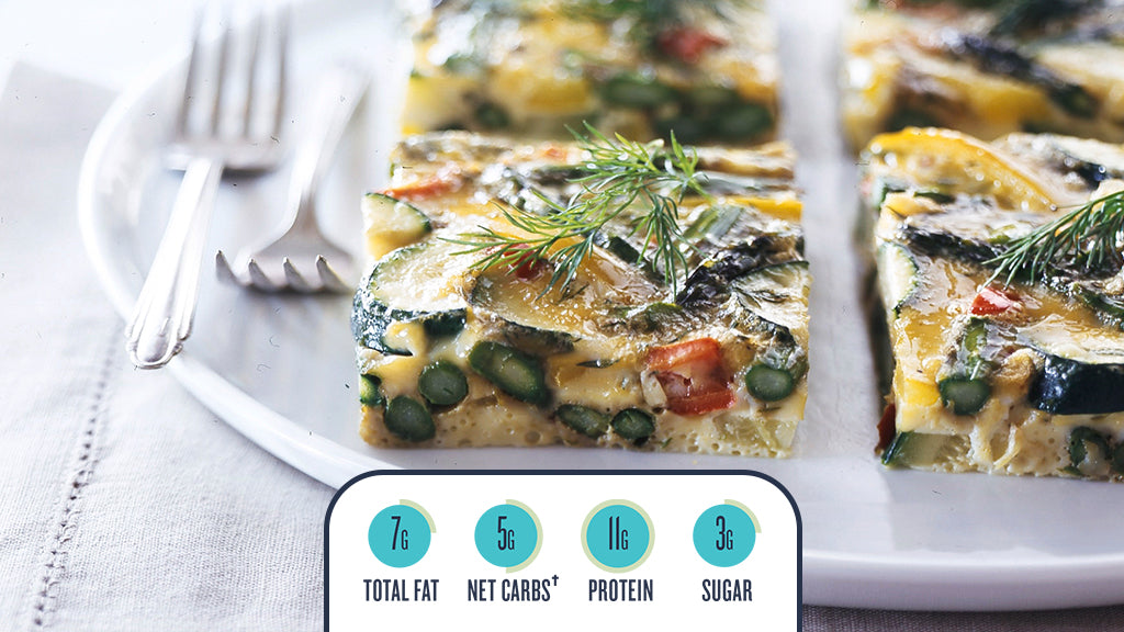Asparagus-Zucchini Egg Bake
