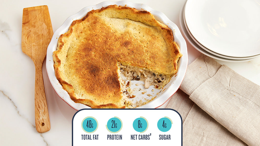 High Protein^ Chicken Pot Pie