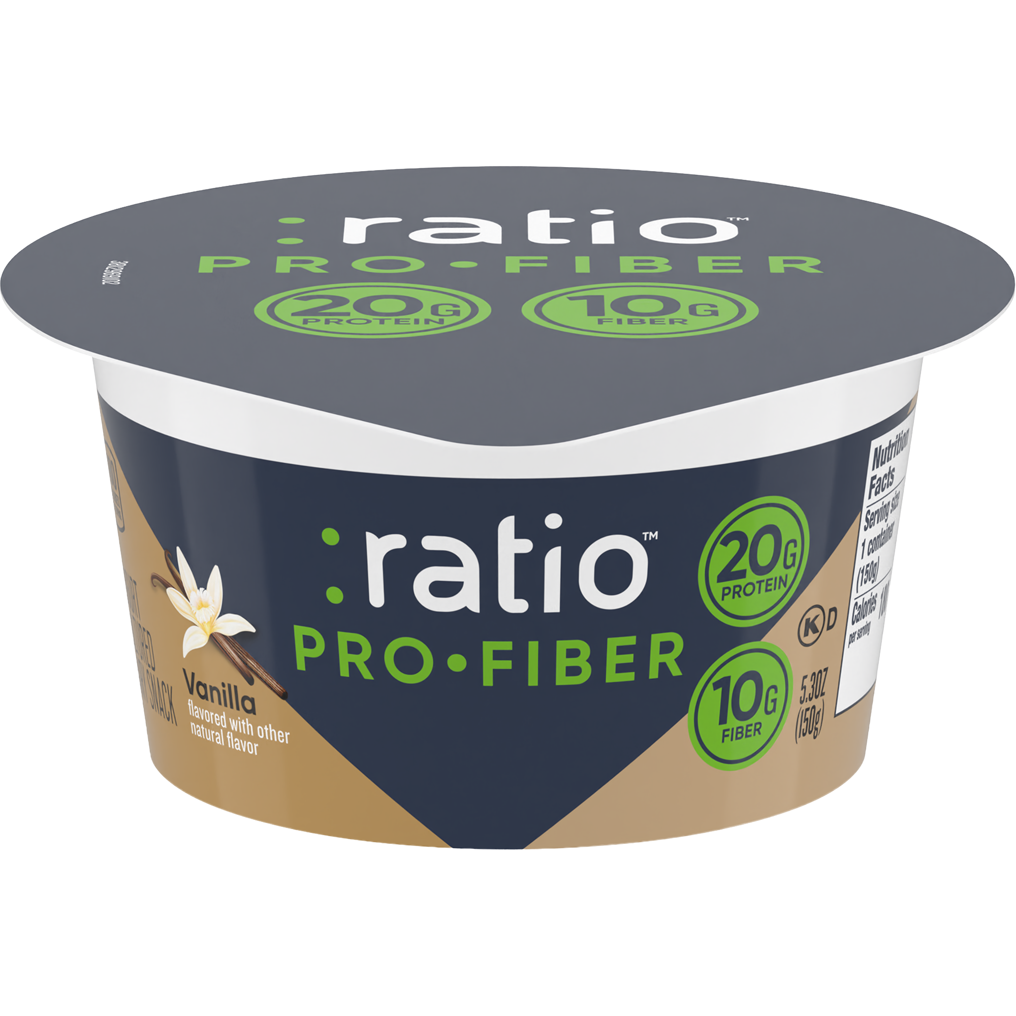 Pro-Fiber Vanilla Yogurt Cultured Dairy Snack