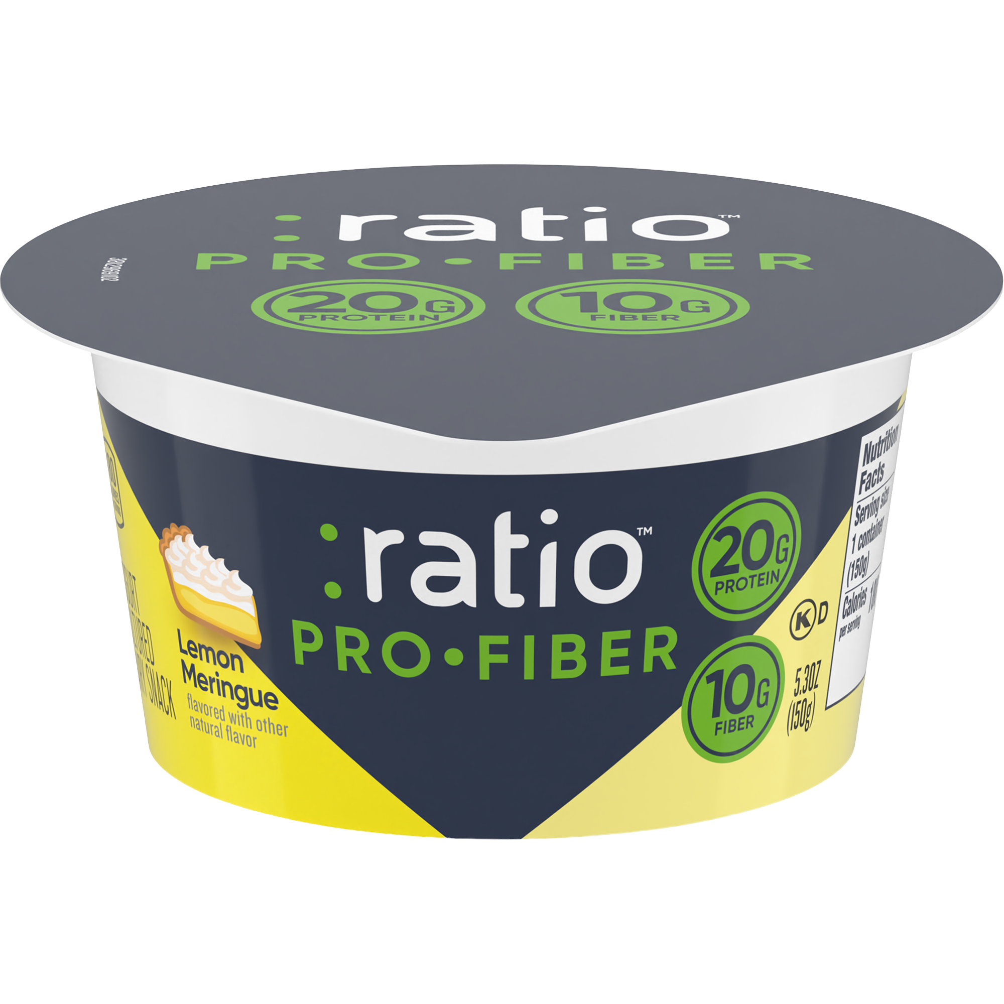 Pro-Fiber Lemon Meringue Yogurt Cultured Dairy Snack