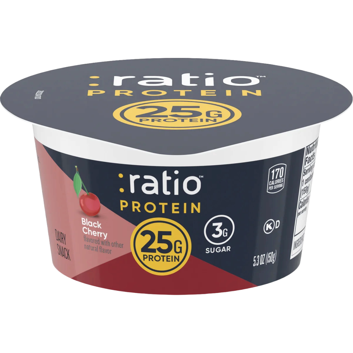 Black Cherry High Protein Dairy Snack