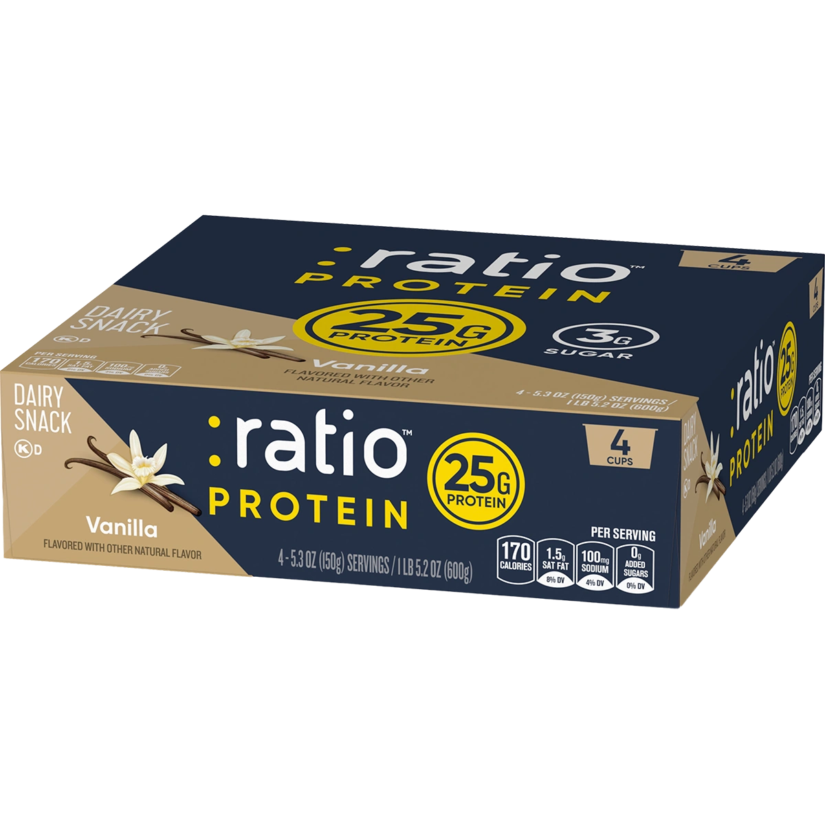 :ratio Protein Vanilla High Protein Dairy Snack Multipack